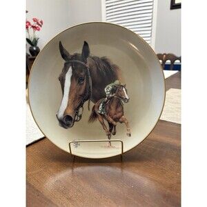 Fred Stone “Genuine Risk” 1988 American Collector Plate – KD Winner 1980